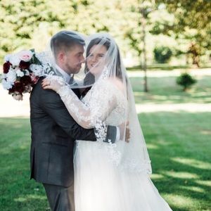 Lace Detail Wedding Veil